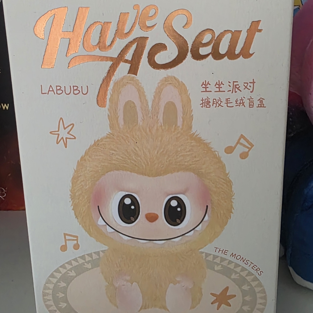 Labubu Plush Toy - Cream